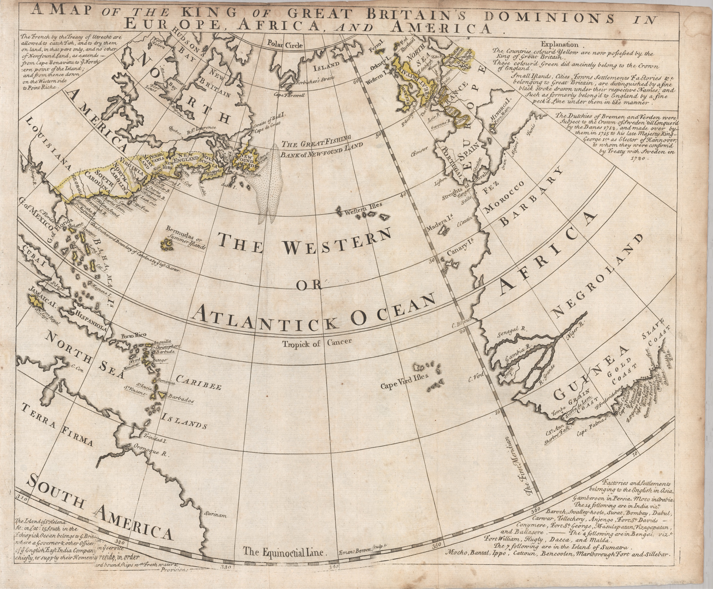 Bowen Atlantic World c.1740