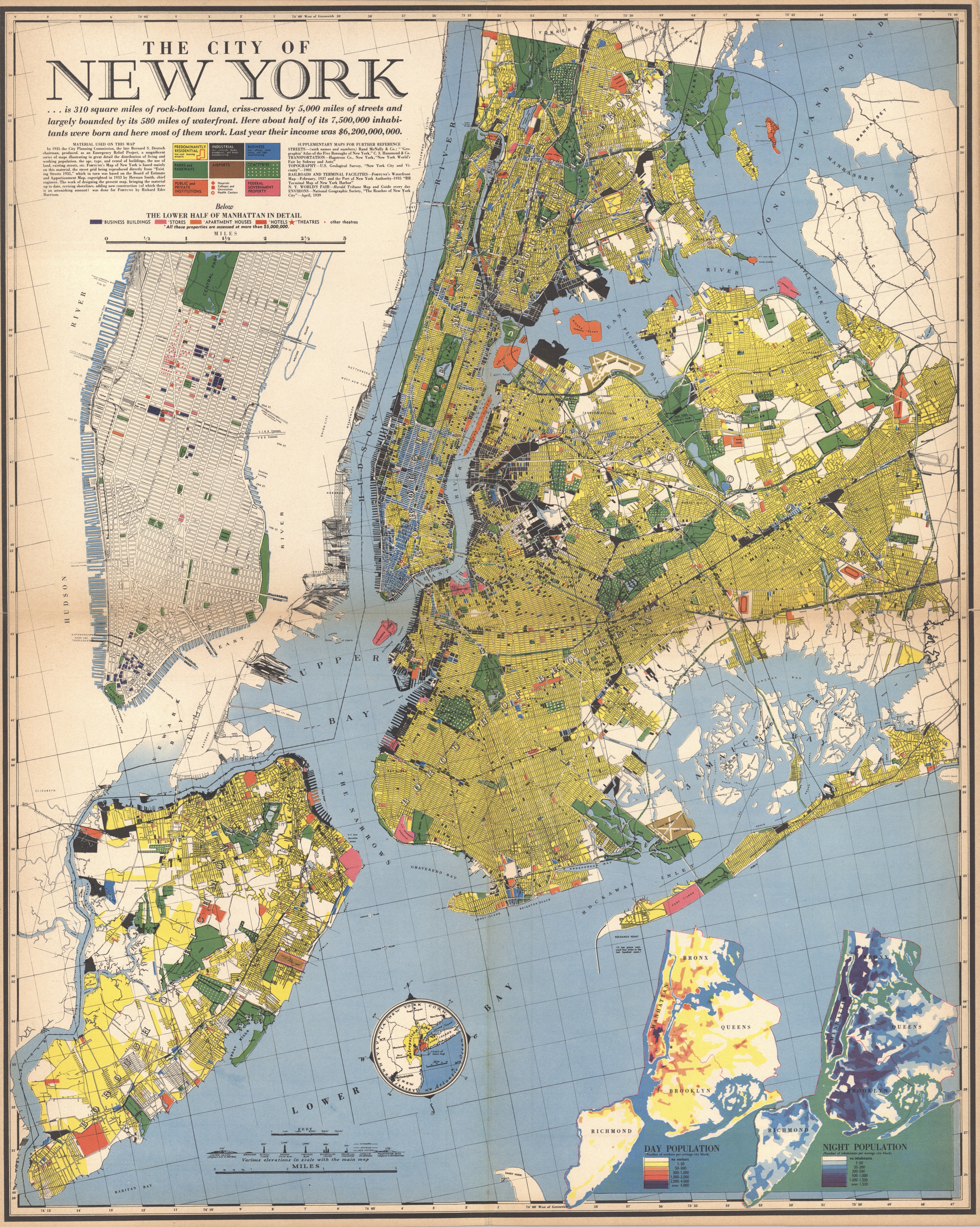 Richard Edes Harrison New York City 1939